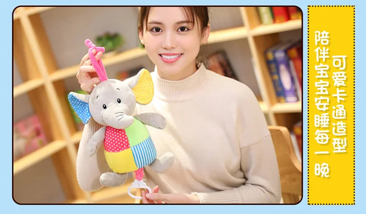 🧸✨ Urso de Pelúcia Musical com Luz LED | Abajur de Noite e Brinquedo Fofo