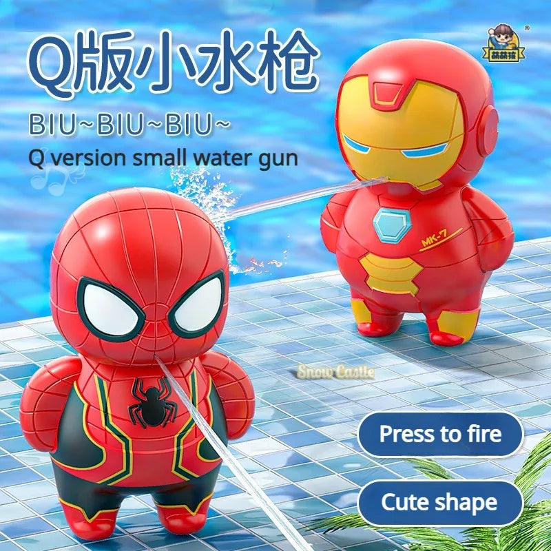 🦸 Pistola de Água Infantil Marvel | Brinquedo Divertido de Super-Heróis para Praia e Banho