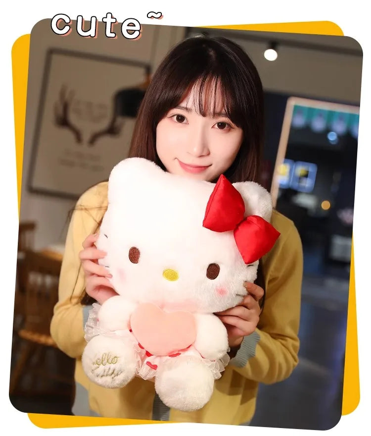 🎀 Almofada de Pelúcia Sanrio | Hello Kitty, Kuromi e My Melody – Super Kawaii
