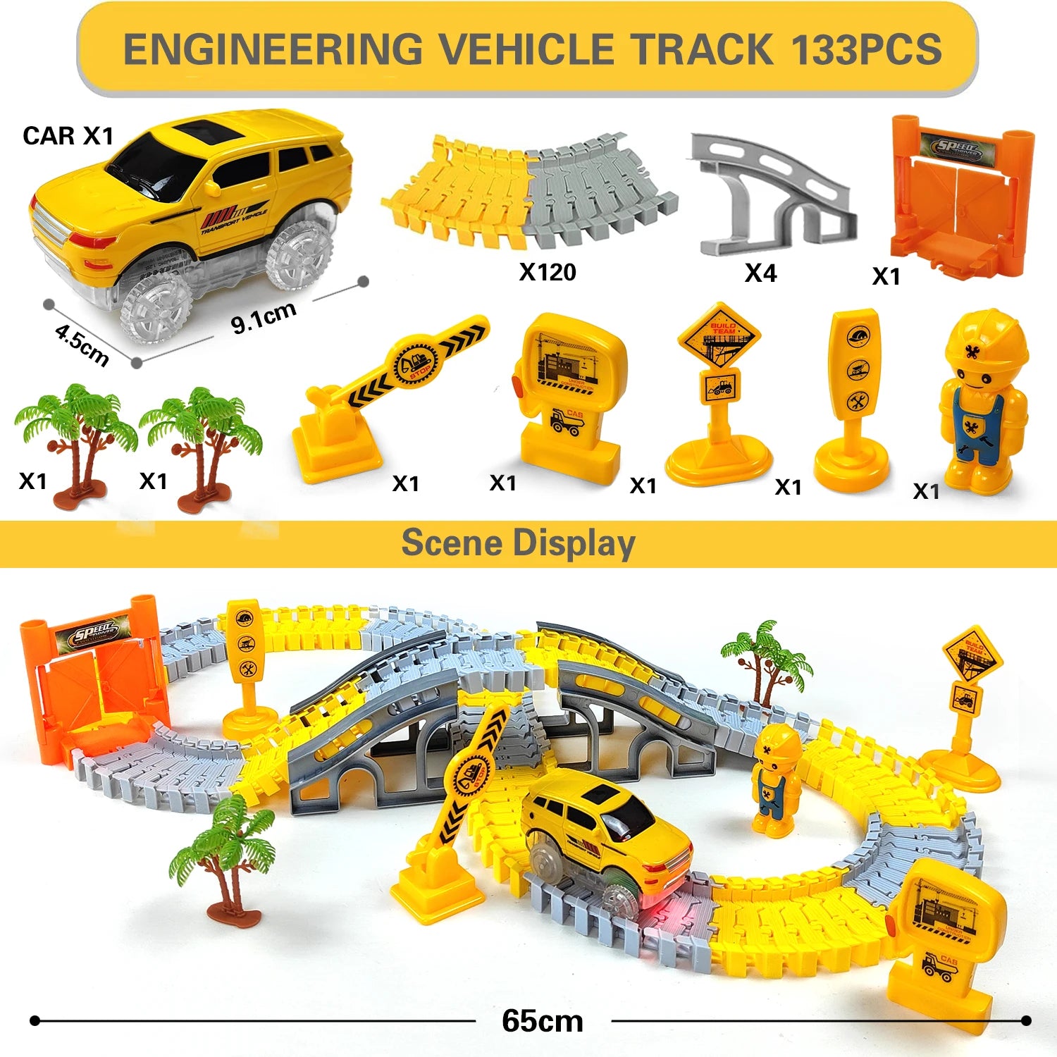 🚂 Brinquedo de Trilha com Carros e Trem Elétrico | Pista Educativa Infantil