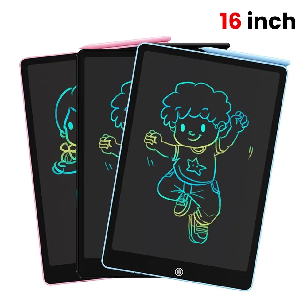 🖊️ Quadro de Desenho LCD 16” | Tablet Colorido Infantil para Desenho e Anotações