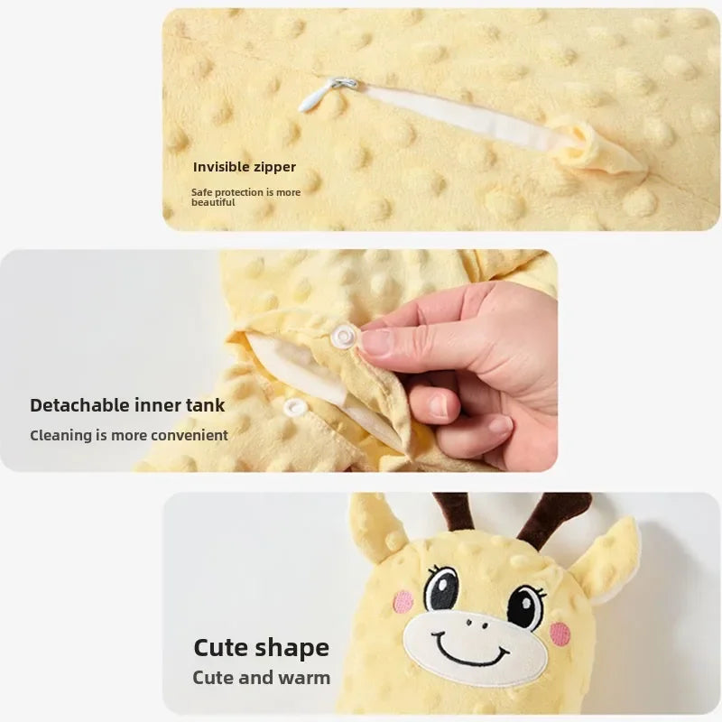 🤱 Boneca Mãozinha Calmante | Almofada Elétrica com Toque Suave para Bebês