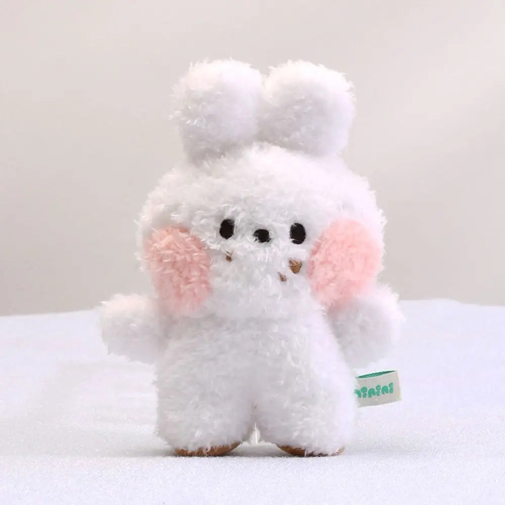 🍞✨ Pelúcias Pãozinho | Ursinho e Coelhinho – Chaveiro Kawaii de Pelúcia