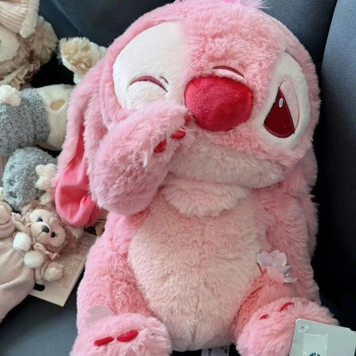 🌸 Pelúcia Stitch Rosa Sakura | Almofada Kawaii Macia – Disney Lilo & Stitch
