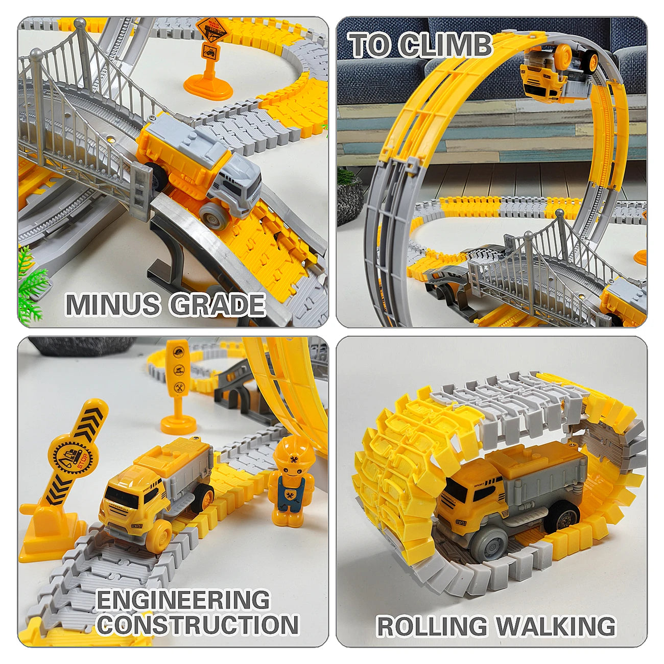 🚂 Brinquedo de Trilha com Carros e Trem Elétrico | Pista Educativa Infantil