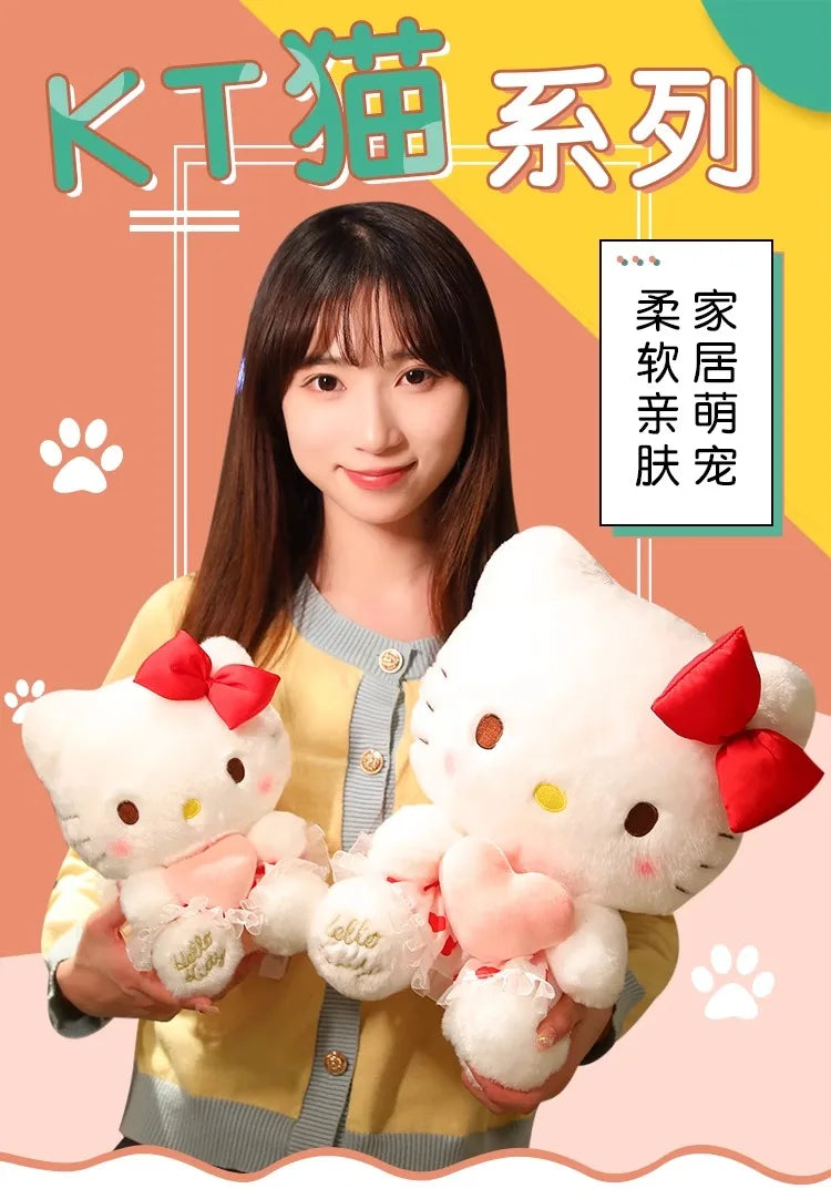 🎀 Almofada de Pelúcia Sanrio | Hello Kitty, Kuromi e My Melody – Super Kawaii