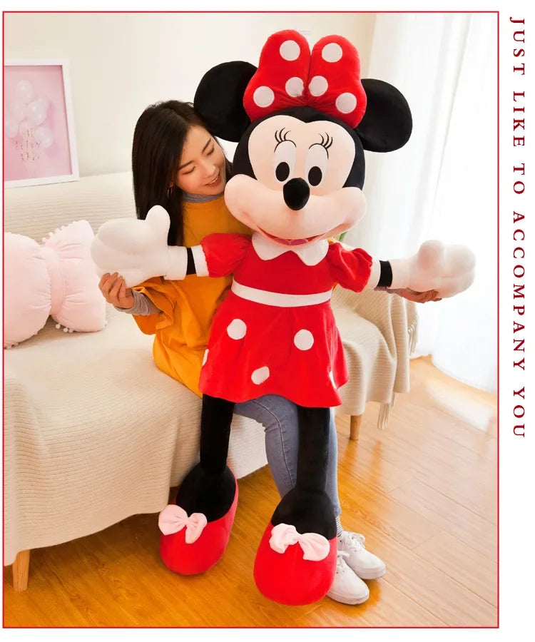 Pelúcia Disney – Mickey e Minnie Kawaii | Bonecos de Pelúcia Macios