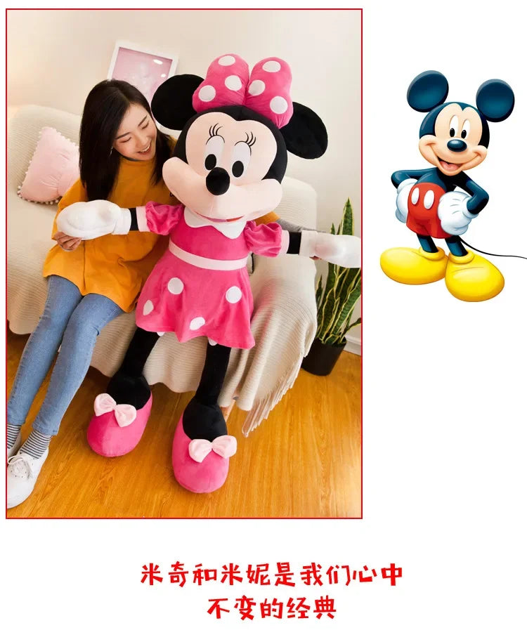 Pelúcia Disney – Mickey e Minnie Kawaii | Bonecos de Pelúcia Macios