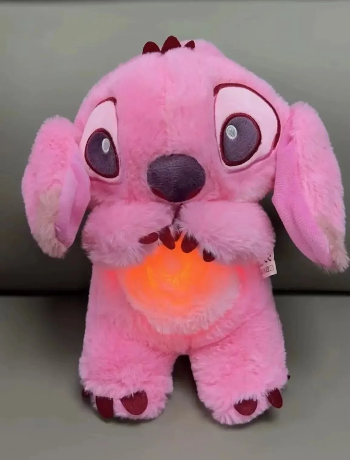 🌺 Pelúcia Stitch Musical com Luz | Brinquedo Infantil Kawaii para Dormir