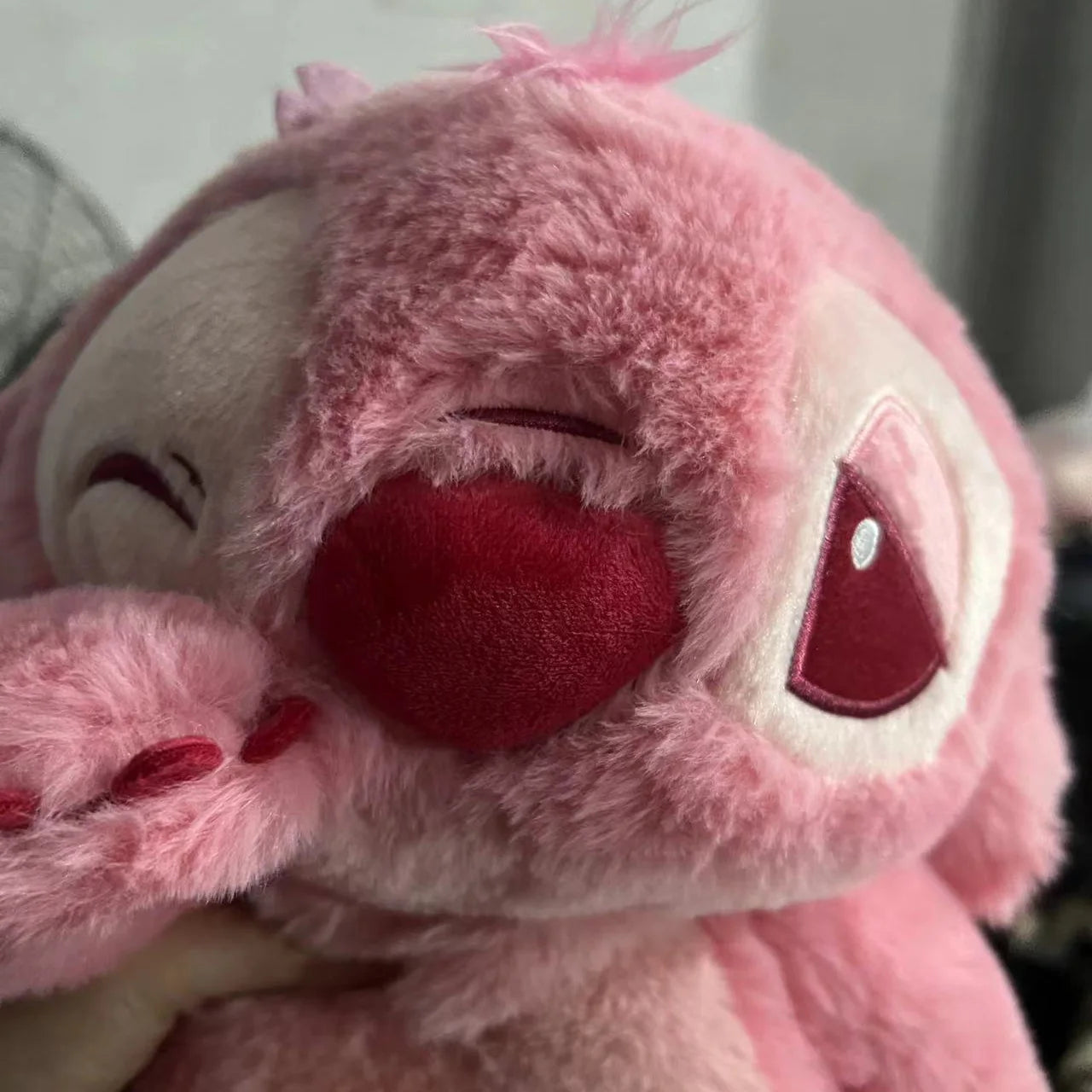 🌸 Pelúcia Stitch Rosa Sakura | Almofada Kawaii Macia – Disney Lilo & Stitch