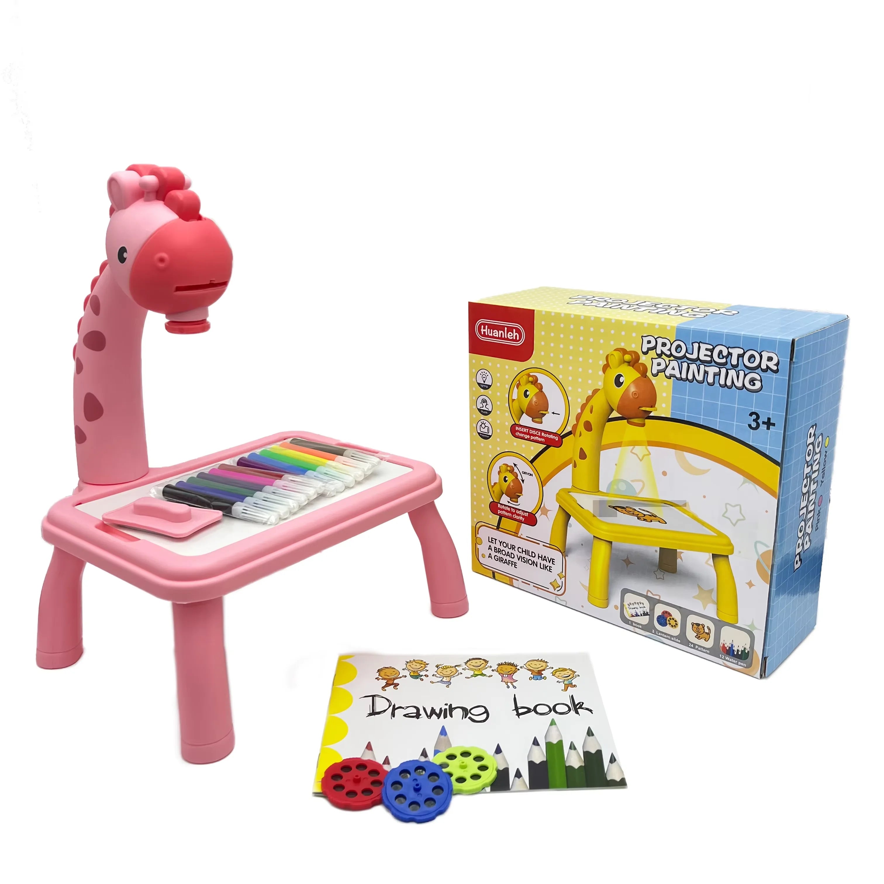 🎨 Projetor de Desenho Infantil | Brinquedo Educativo com Quadro de Escrita