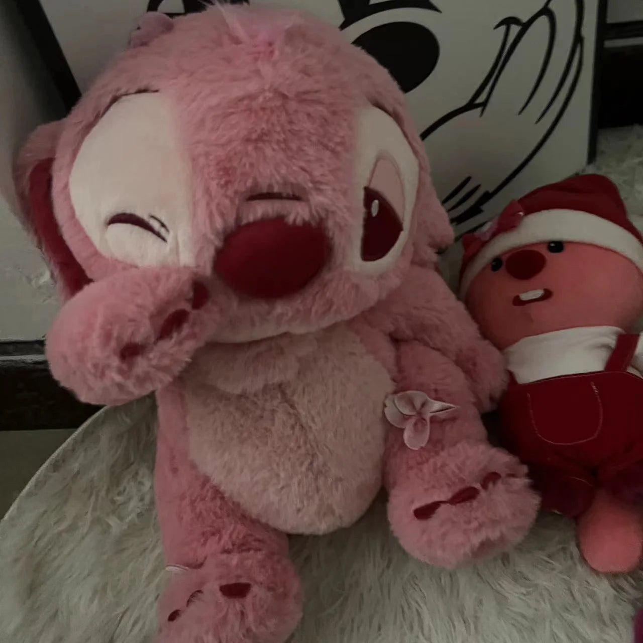 🌸 Pelúcia Stitch Rosa Sakura | Almofada Kawaii Macia – Disney Lilo & Stitch