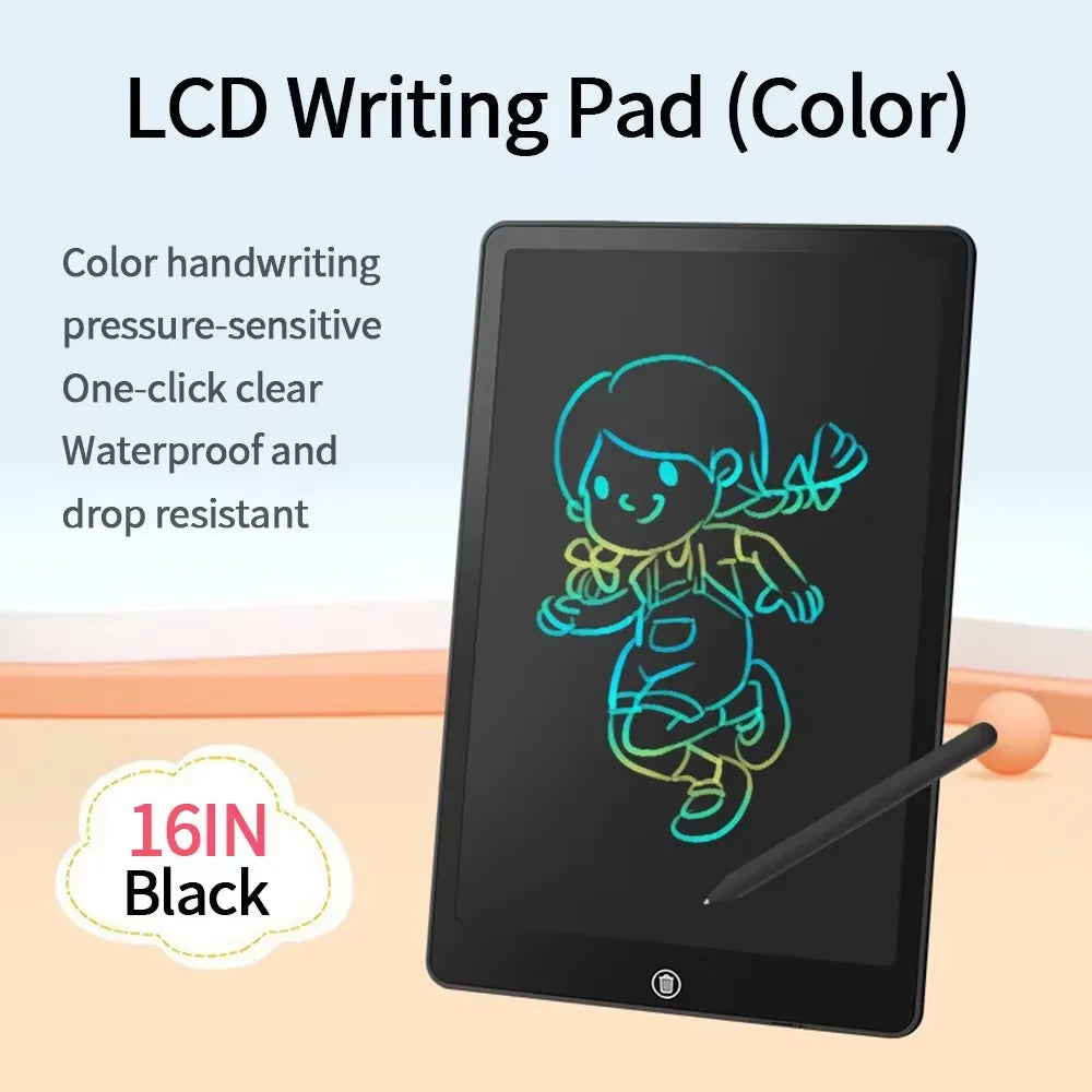 🖊️ Quadro de Desenho LCD 16” | Tablet Colorido Infantil para Desenho e Anotações