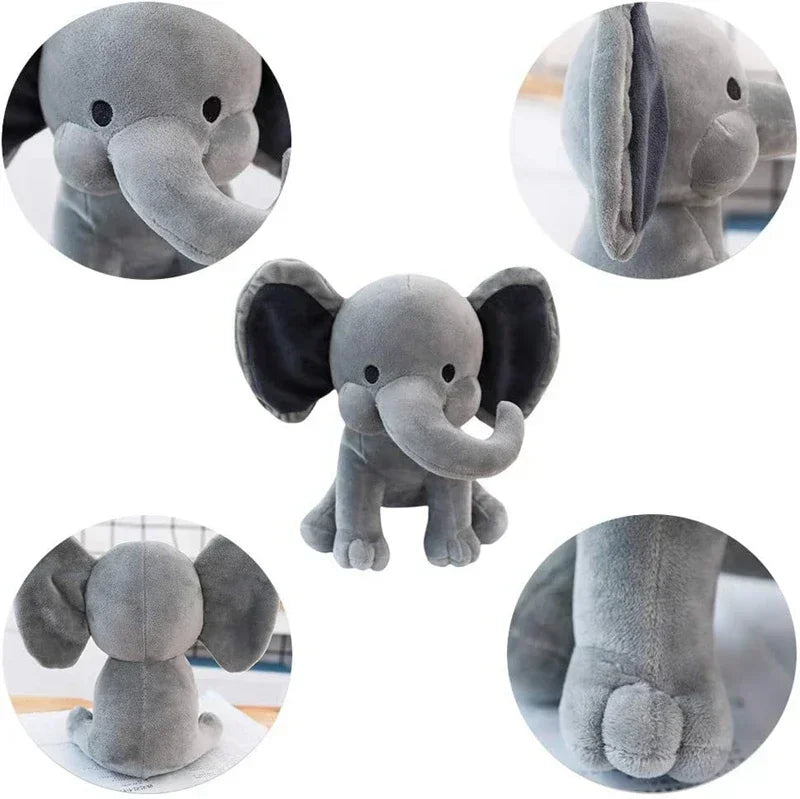 🐘 Pelúcia Elefante Cinza  | Travesseiro de Pelúcia Fofo e Decorativo