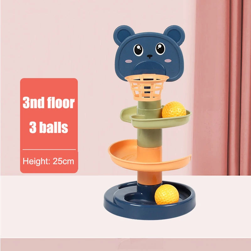 🎡 Torre de Bolinhas Montessori | Brinquedo Educativo de Coordenação e Habilidade