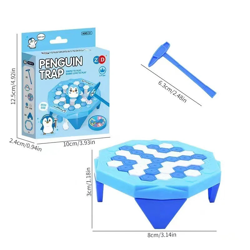 🐧 Jogo Equilíbrio do Pinguim no Gelo | Brinquedo Divertido Montessori Infantil