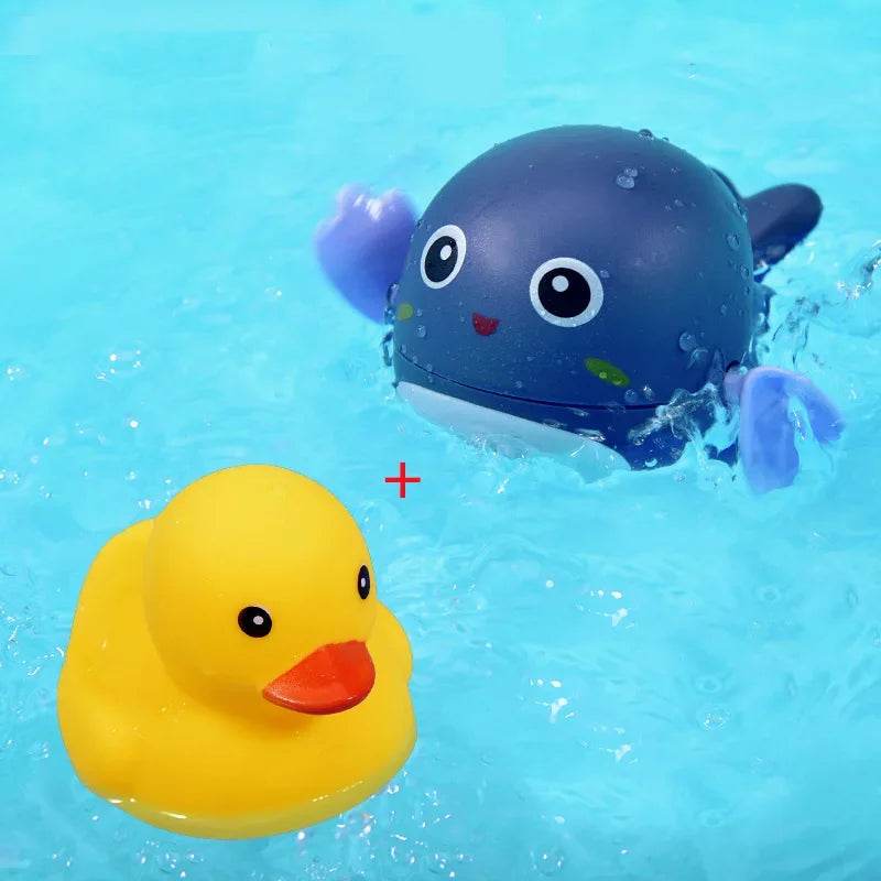 🦆 Patinho de Banho que Nada | Brinquedo Clássico de Água para Bebês e Crianças