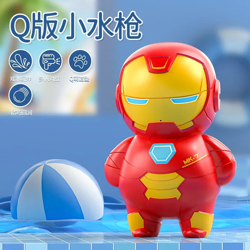 🦸 Pistola de Água Infantil Marvel | Brinquedo Divertido de Super-Heróis para Praia e Banho