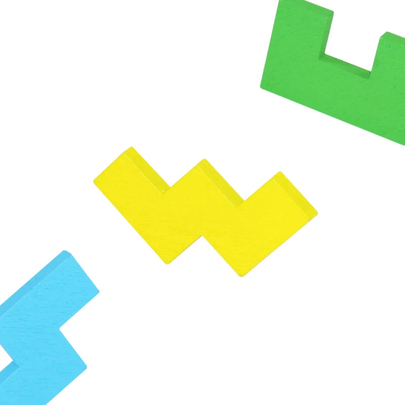 🧩 Quebra-Cabeça Montessori 4 em 1 | Tangram de Madeira Educativo Infantil