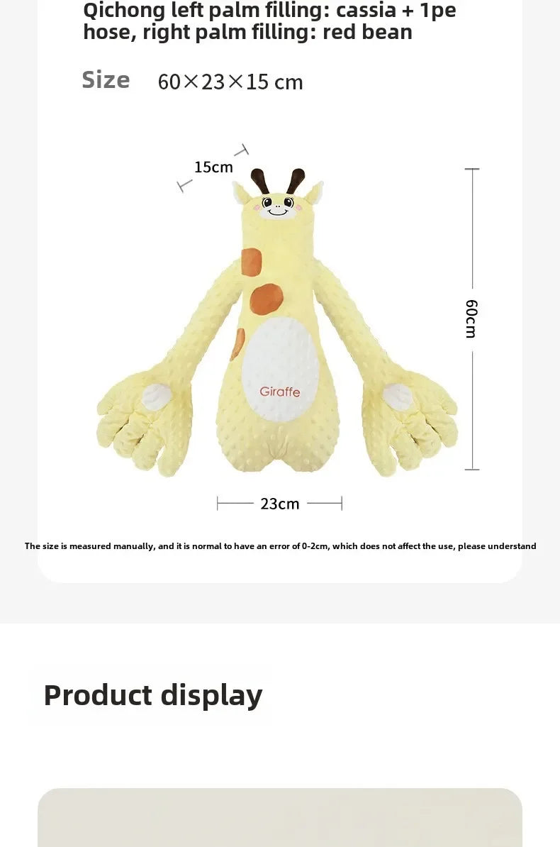 🤱 Boneca Mãozinha Calmante | Almofada Elétrica com Toque Suave para Bebês