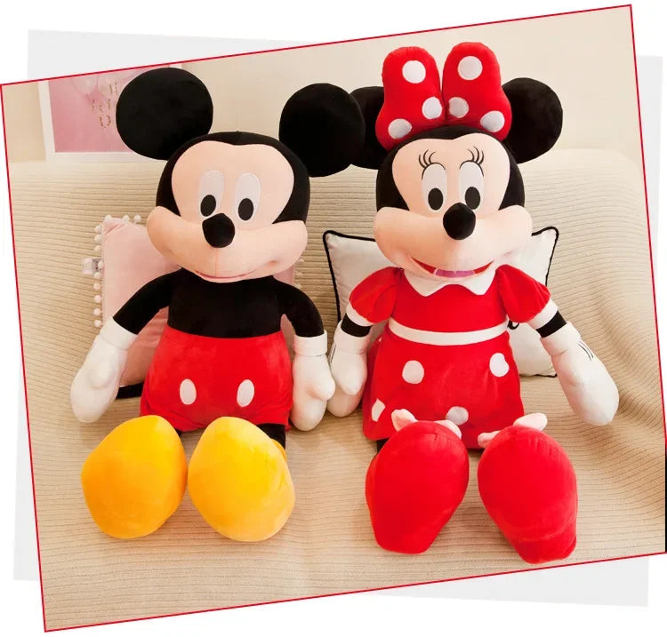 Pelúcia Disney – Mickey e Minnie Kawaii | Bonecos de Pelúcia Macios
