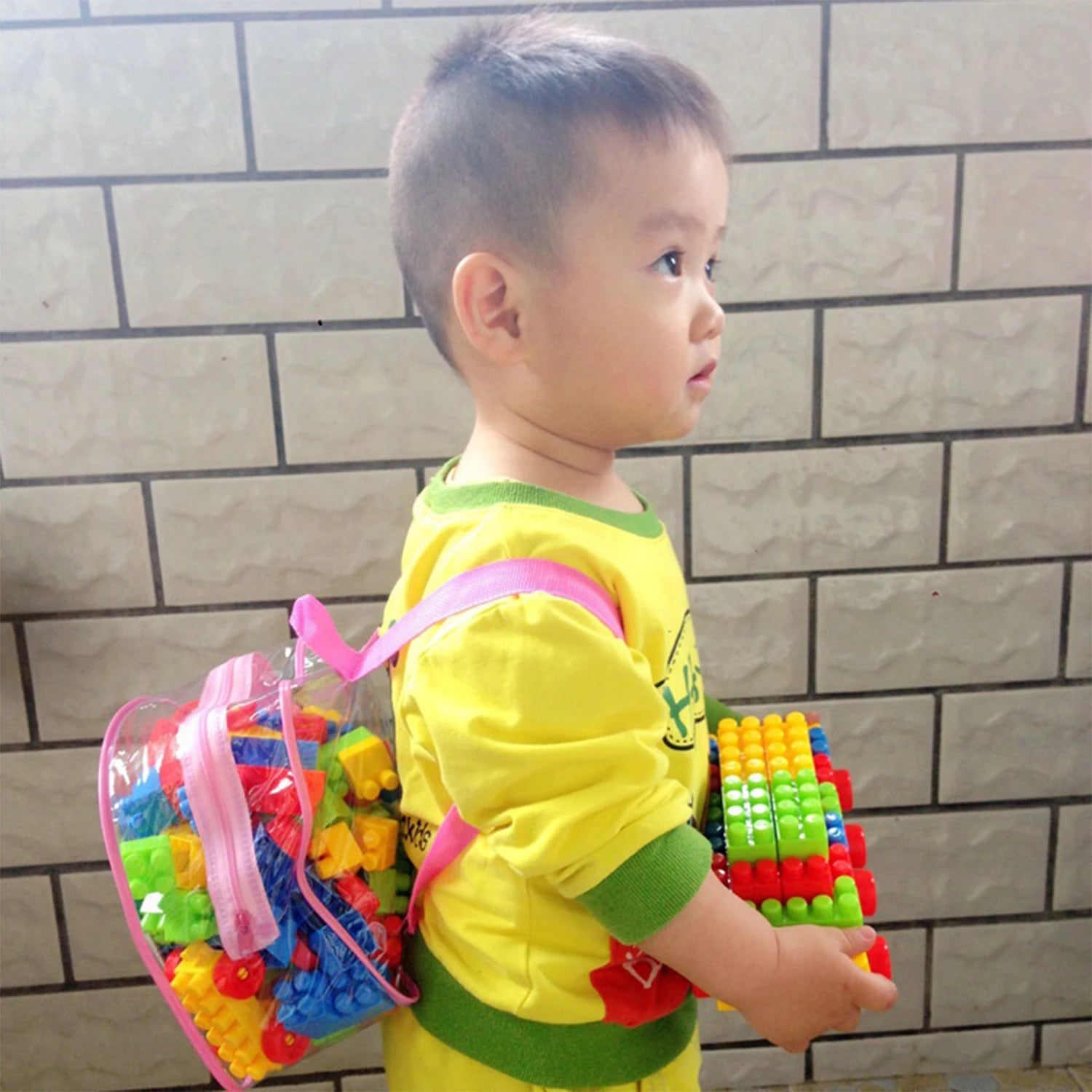 🧩 Blocos de Montar 130 Peças | Brinquedo Educativo Infantil de Partículas Grandes