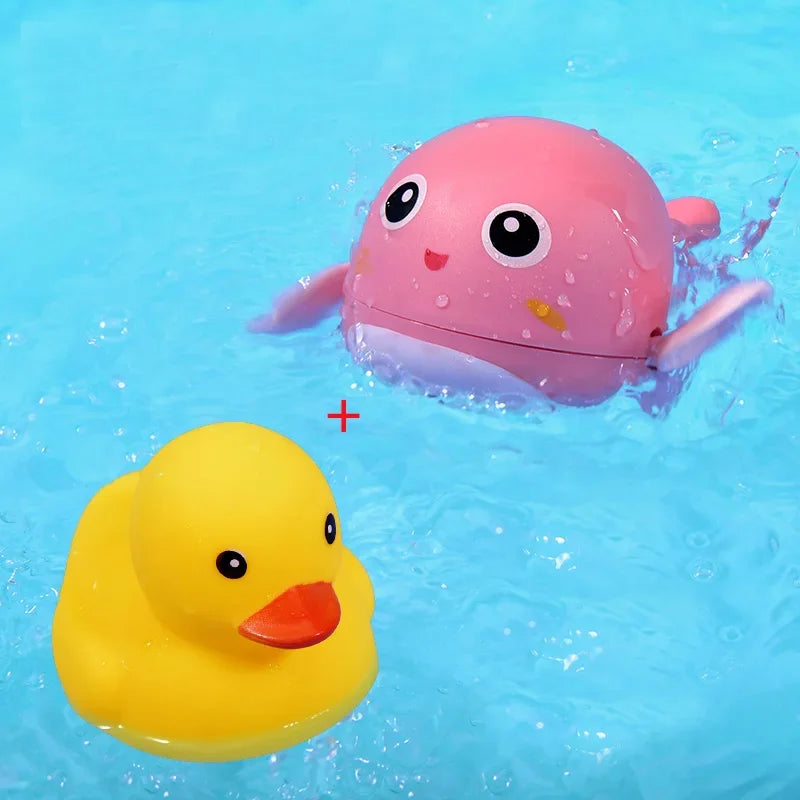 🦆 Patinho de Banho que Nada | Brinquedo Clássico de Água para Bebês e Crianças