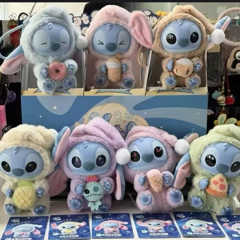 Stitch Surpresa – Blind Box com Boneco Fofo e Chaveiro Colecionável