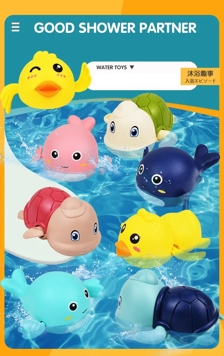 🦆 Patinho de Banho que Nada | Brinquedo Clássico de Água para Bebês e Crianças