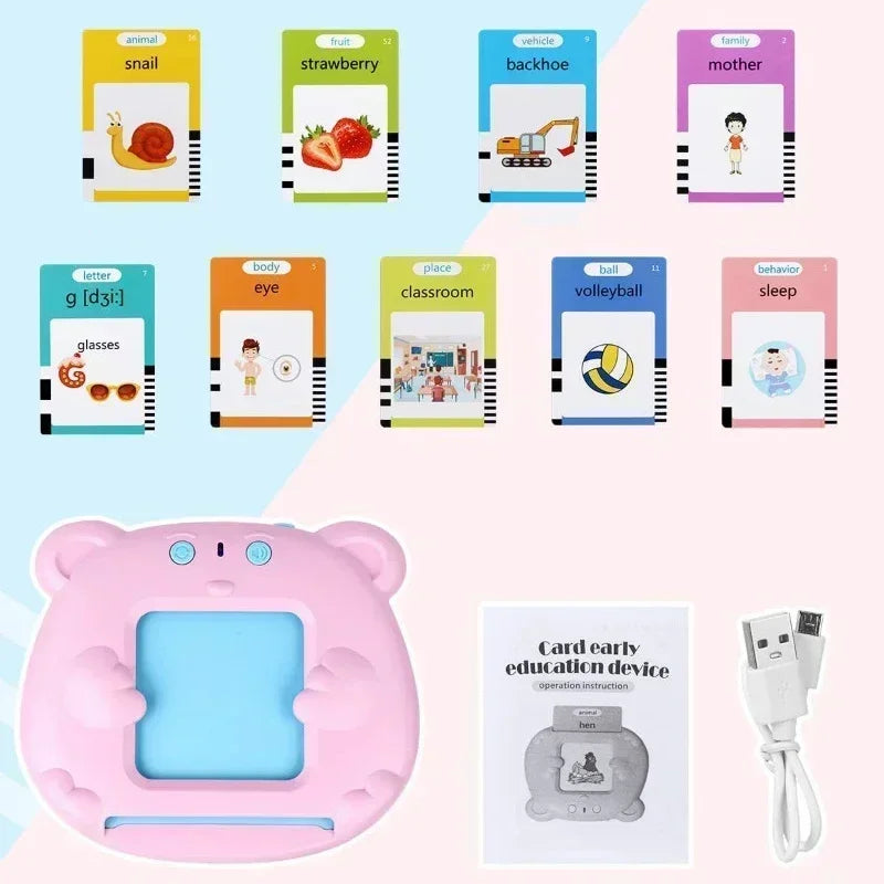 đ MĂĄquina de Aprendizagem Infantil | Flash Cards EletrĂŽnicos com Ăudio â MultilĂngue