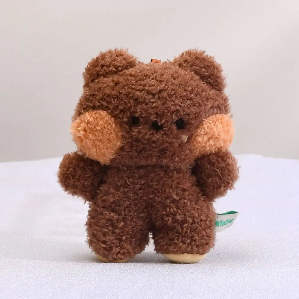 🍞✨ Pelúcias Pãozinho | Ursinho e Coelhinho – Chaveiro Kawaii de Pelúcia