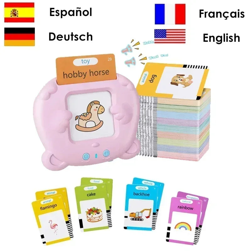đ MĂĄquina de Aprendizagem Infantil | Flash Cards EletrĂŽnicos com Ăudio â MultilĂngue
