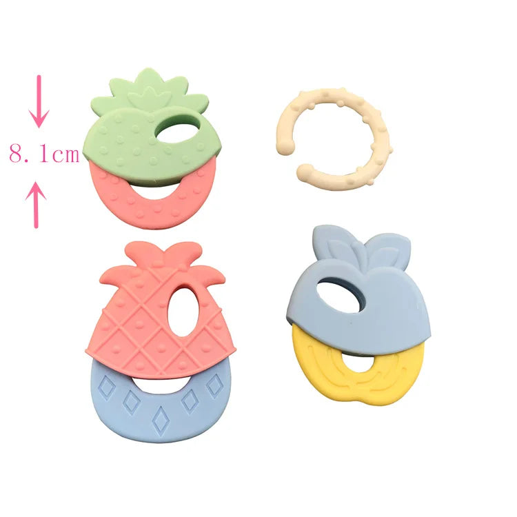 Mordedor de Silicone em Formato de Fruta đ