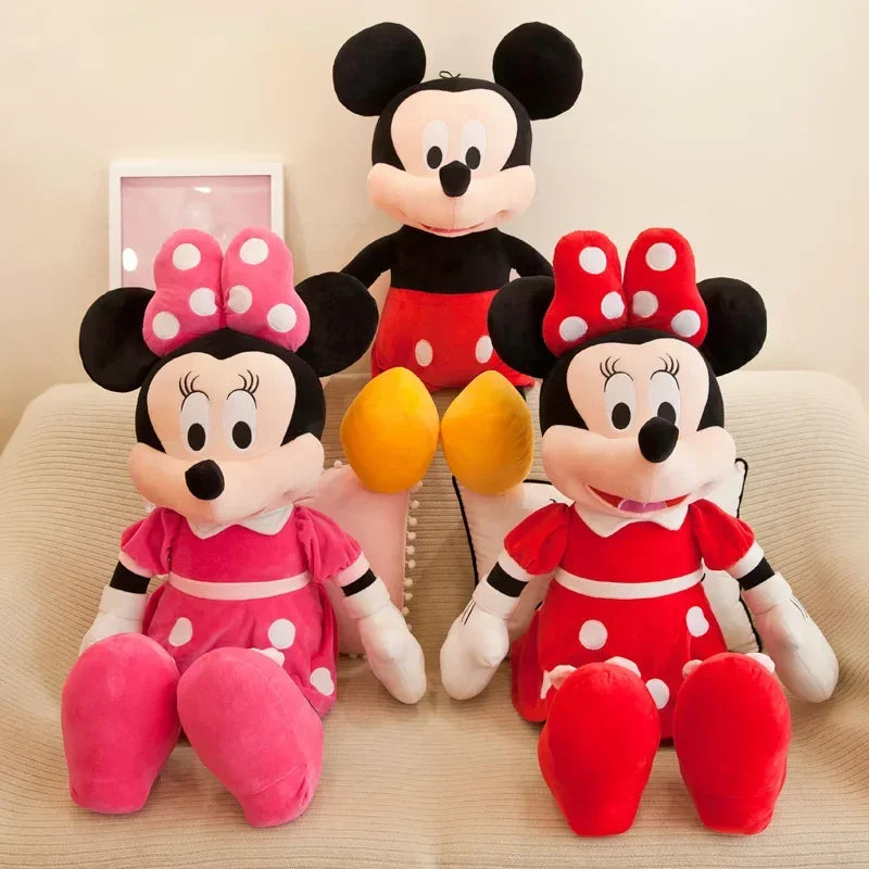Pelúcia Disney – Mickey e Minnie Kawaii | Bonecos de Pelúcia Macios