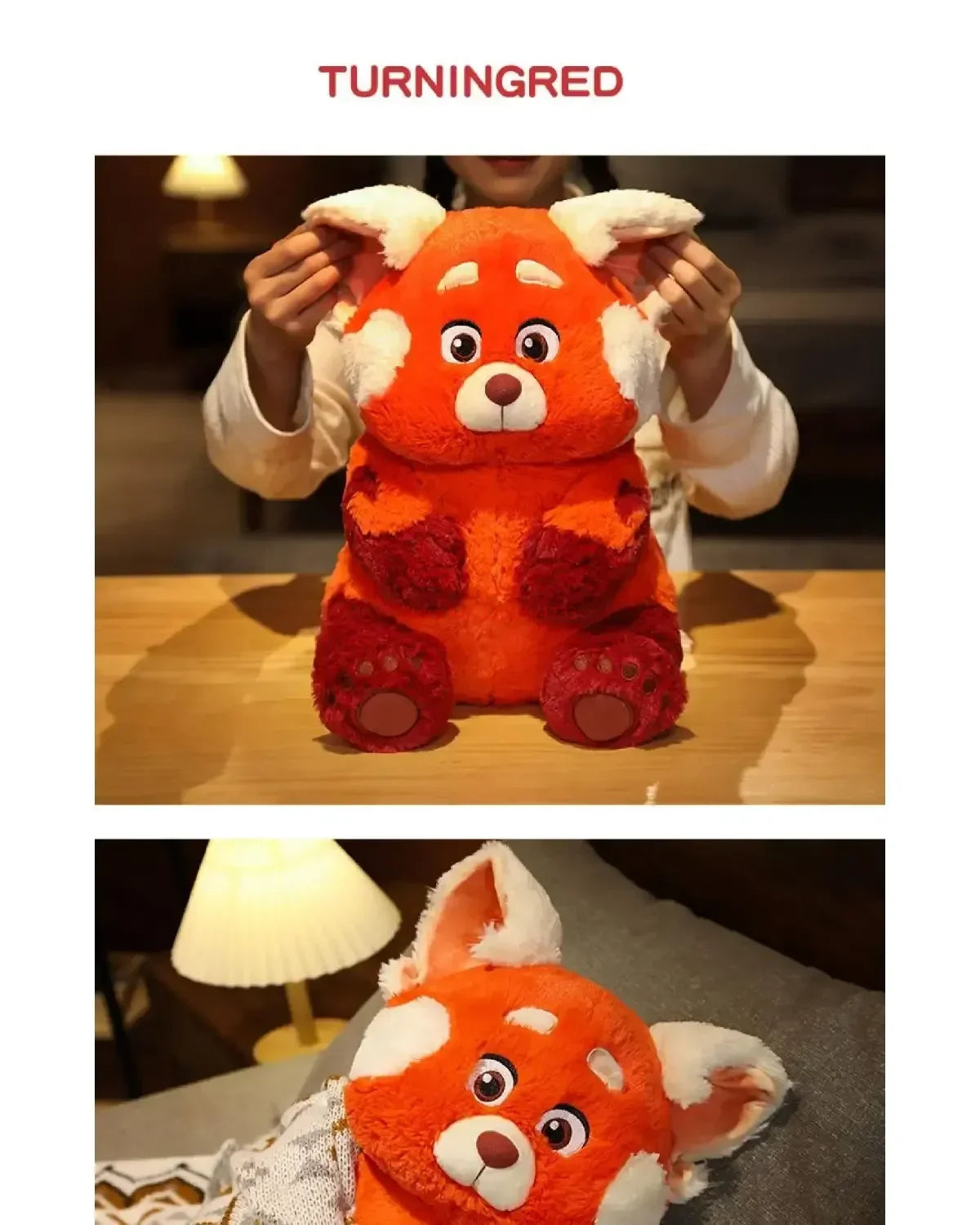 Pelúcia Disney Kawaii / Panda Vermelho | Boneca Fofa e Macia