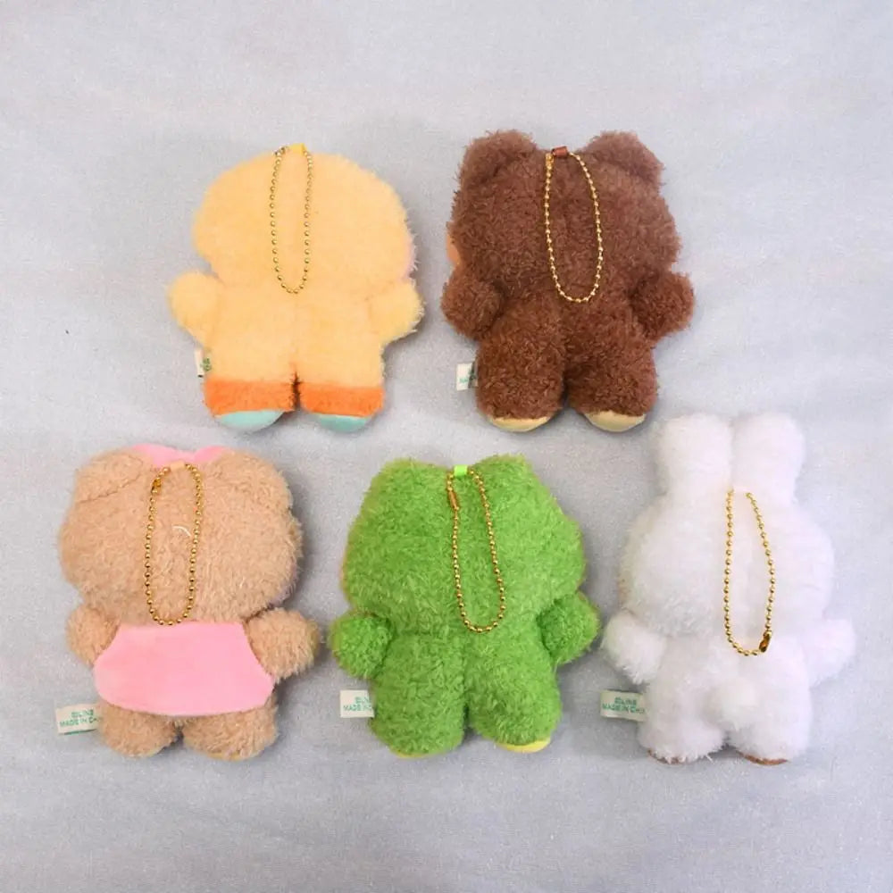 🍞✨ Pelúcias Pãozinho | Ursinho e Coelhinho – Chaveiro Kawaii de Pelúcia