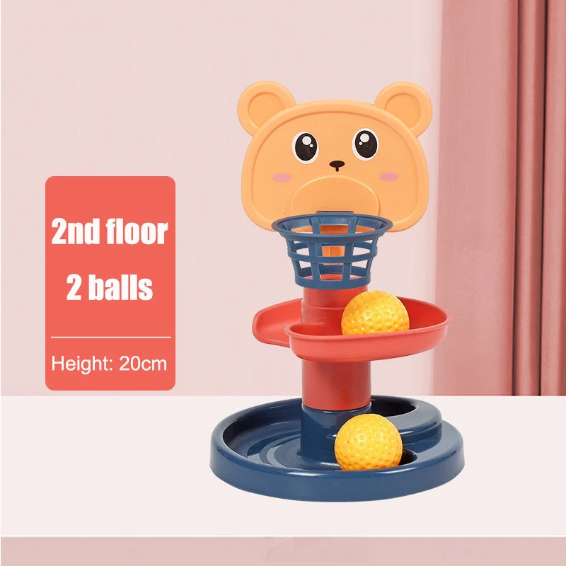 🎡 Torre de Bolinhas Montessori | Brinquedo Educativo de Coordenação e Habilidade