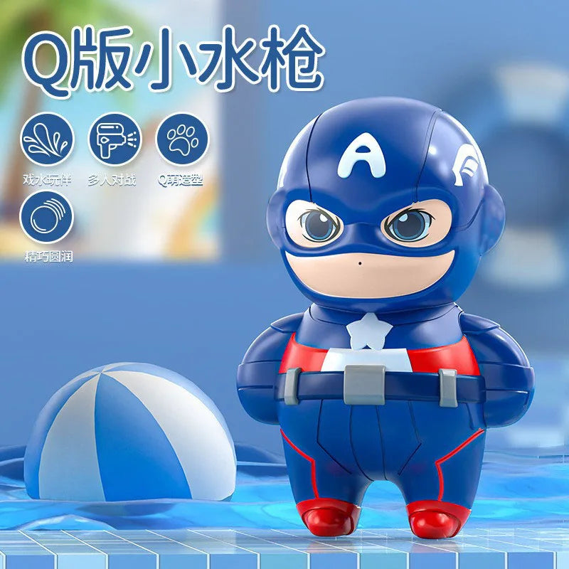 🦸 Pistola de Água Infantil Marvel | Brinquedo Divertido de Super-Heróis para Praia e Banho