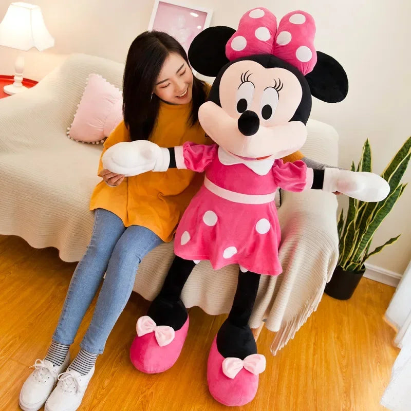 Pelúcia Disney – Mickey e Minnie Kawaii | Bonecos de Pelúcia Macios