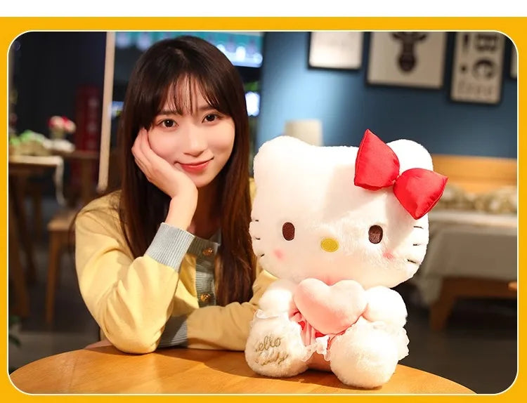 🎀 Almofada de Pelúcia Sanrio | Hello Kitty, Kuromi e My Melody – Super Kawaii
