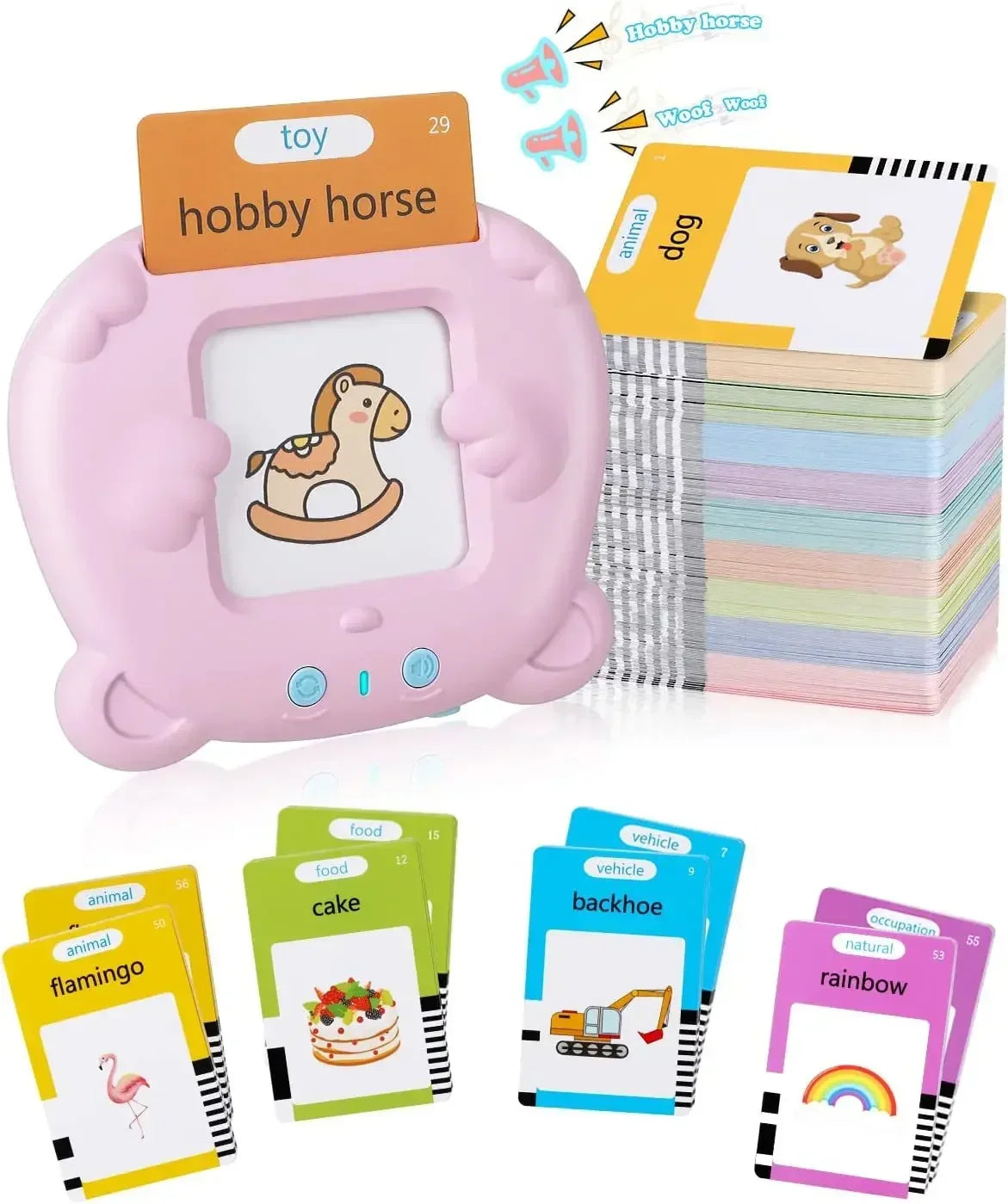 đ MĂĄquina de Aprendizagem Infantil | Flash Cards EletrĂŽnicos com Ăudio â MultilĂngue