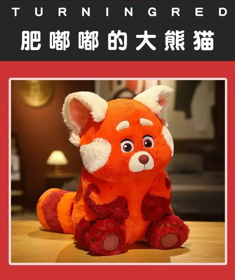 Pelúcia Disney Kawaii / Panda Vermelho | Boneca Fofa e Macia