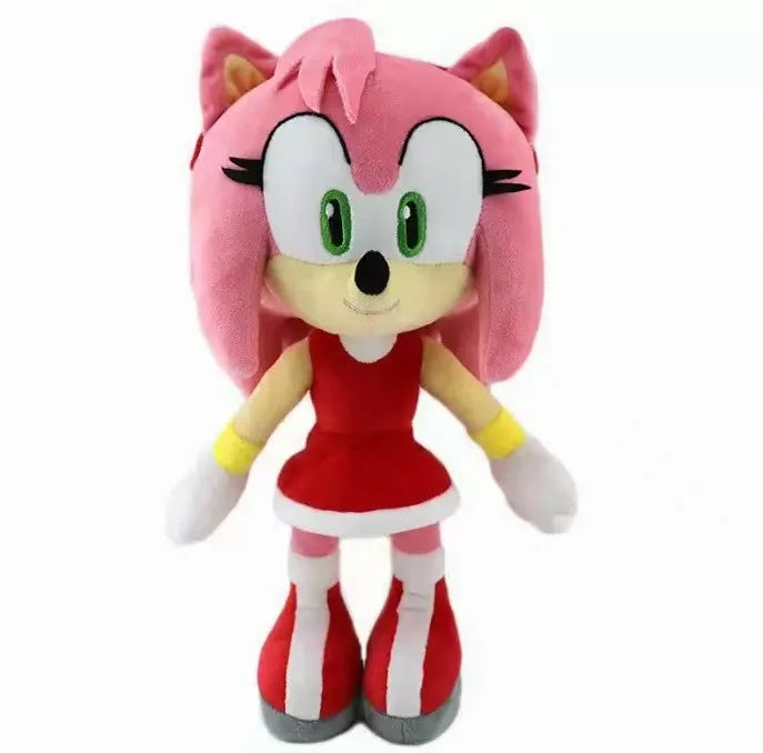 💙 Pelúcias Sonic e Amigos | Bonecos de Pelúcia Macios – Sonic, Amy, Knuckles e Tails