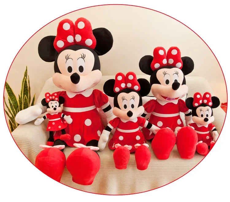 Pelúcia Disney – Mickey e Minnie Kawaii | Bonecos de Pelúcia Macios