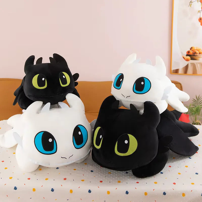 Almofada de Corpo Grande Dragão Banguela – Pelúcia Fofa, Macia e Decorativa
