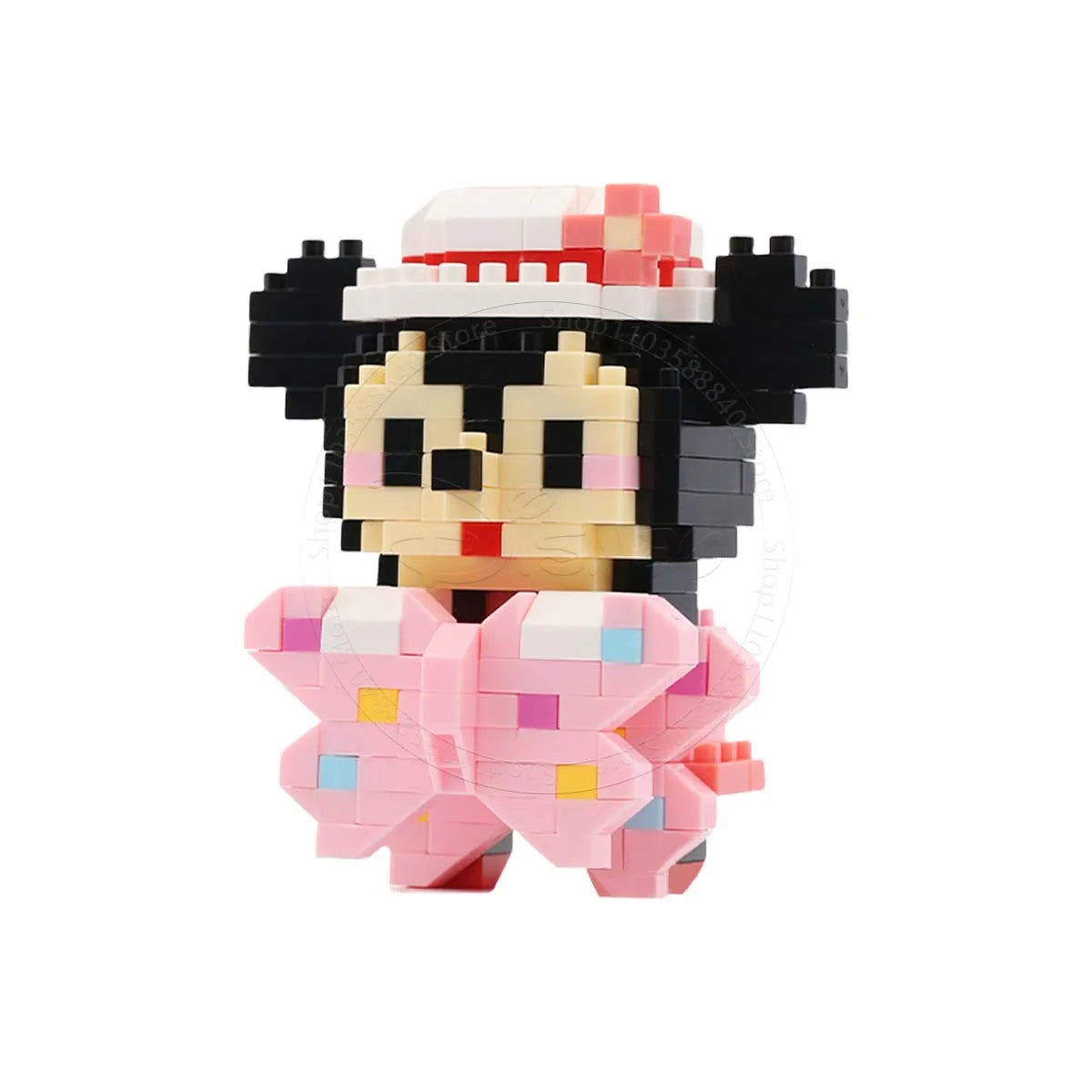 Blocos de Montar Mini Disney – Princesas, Stitch, Mickey e Outros