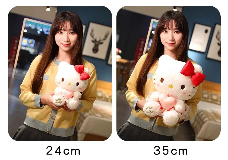 🎀 Almofada de Pelúcia Sanrio | Hello Kitty, Kuromi e My Melody – Super Kawaii