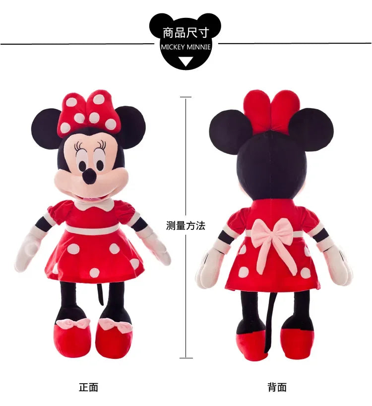 Pelúcia Disney – Mickey e Minnie Kawaii | Bonecos de Pelúcia Macios