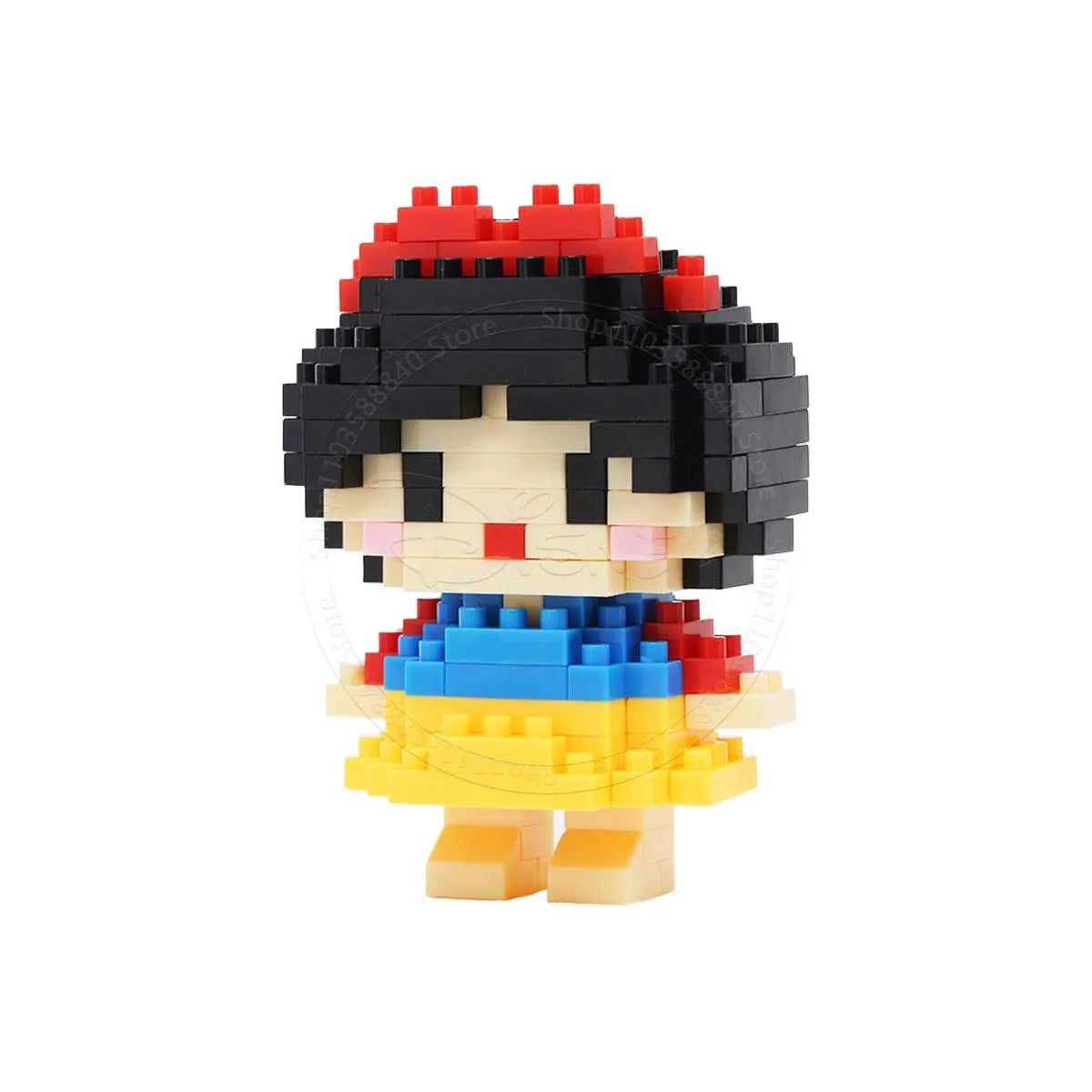 Blocos de Montar Mini Disney – Princesas, Stitch, Mickey e Outros
