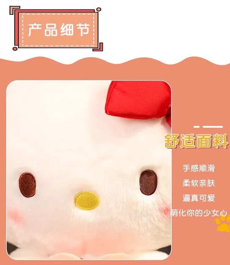 🎀 Almofada de Pelúcia Sanrio | Hello Kitty, Kuromi e My Melody – Super Kawaii
